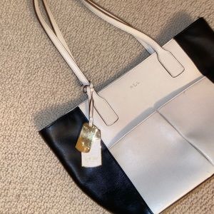 Vintage Ralph Lauren dual tone leather bag